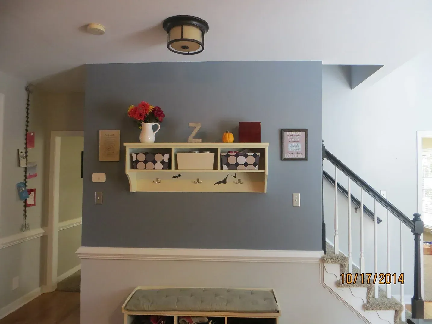 Kitchen Accent Wall Blue