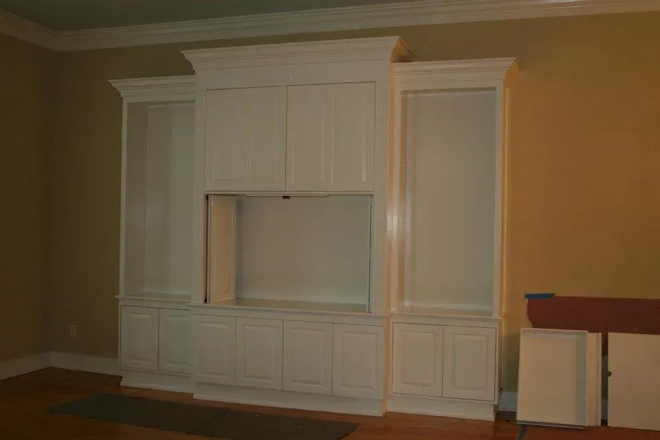 White Bookcase after