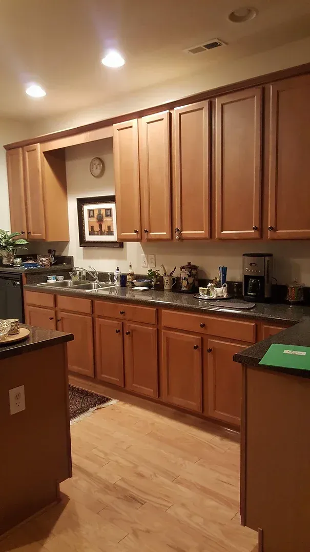 Maple Kitchen Cabinets Before