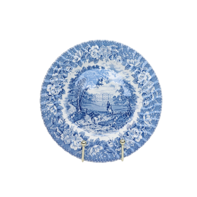 Blauw wit bord – Pre-loved