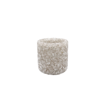 Theelichthouder – kristal ijslook