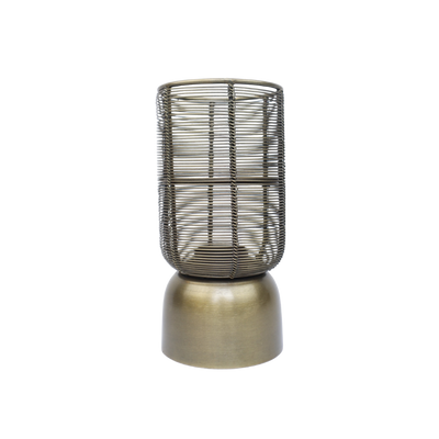 Metalen lantaarn – goud