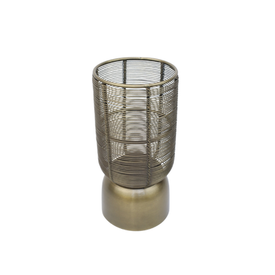 Metalen lantaarn – goud