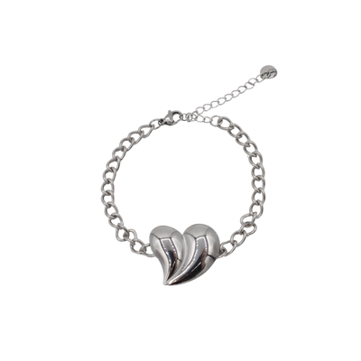 Armband met hartbedel