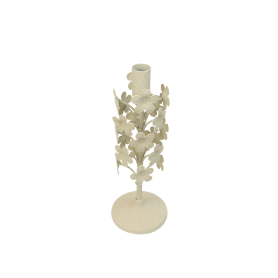 Kandelaar bloemen metaal