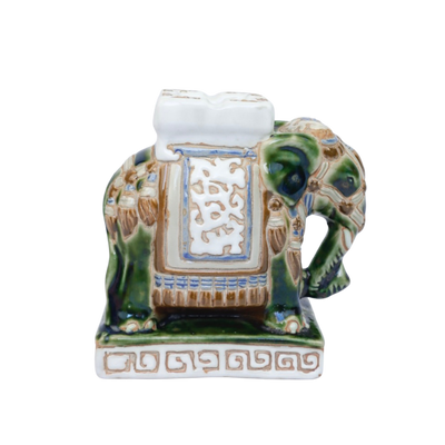 Keramieken olifant groot - Pre-loved