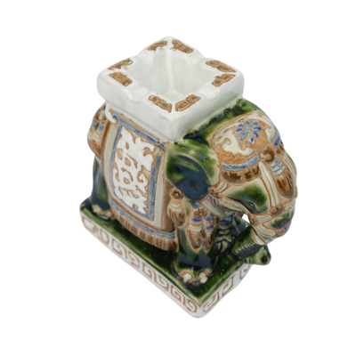 Keramieken olifant groot - Pre-loved