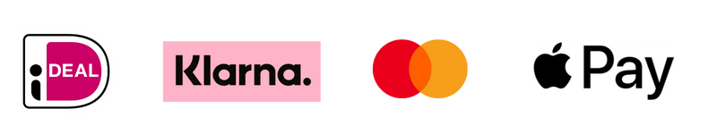 bank logos. Klarna, mastercard, Apple Pay