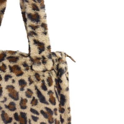 Teddy leopard schoudertas