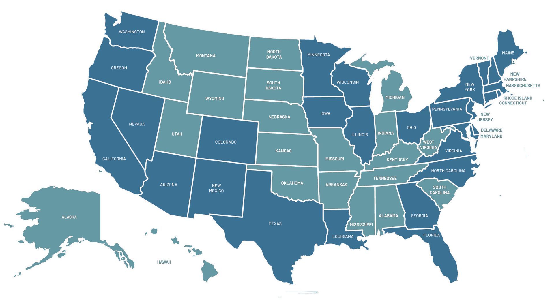 Map of the United States