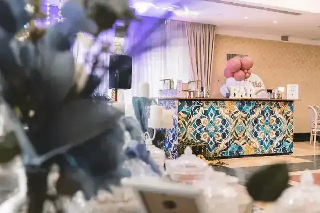 Bancone open bar evento