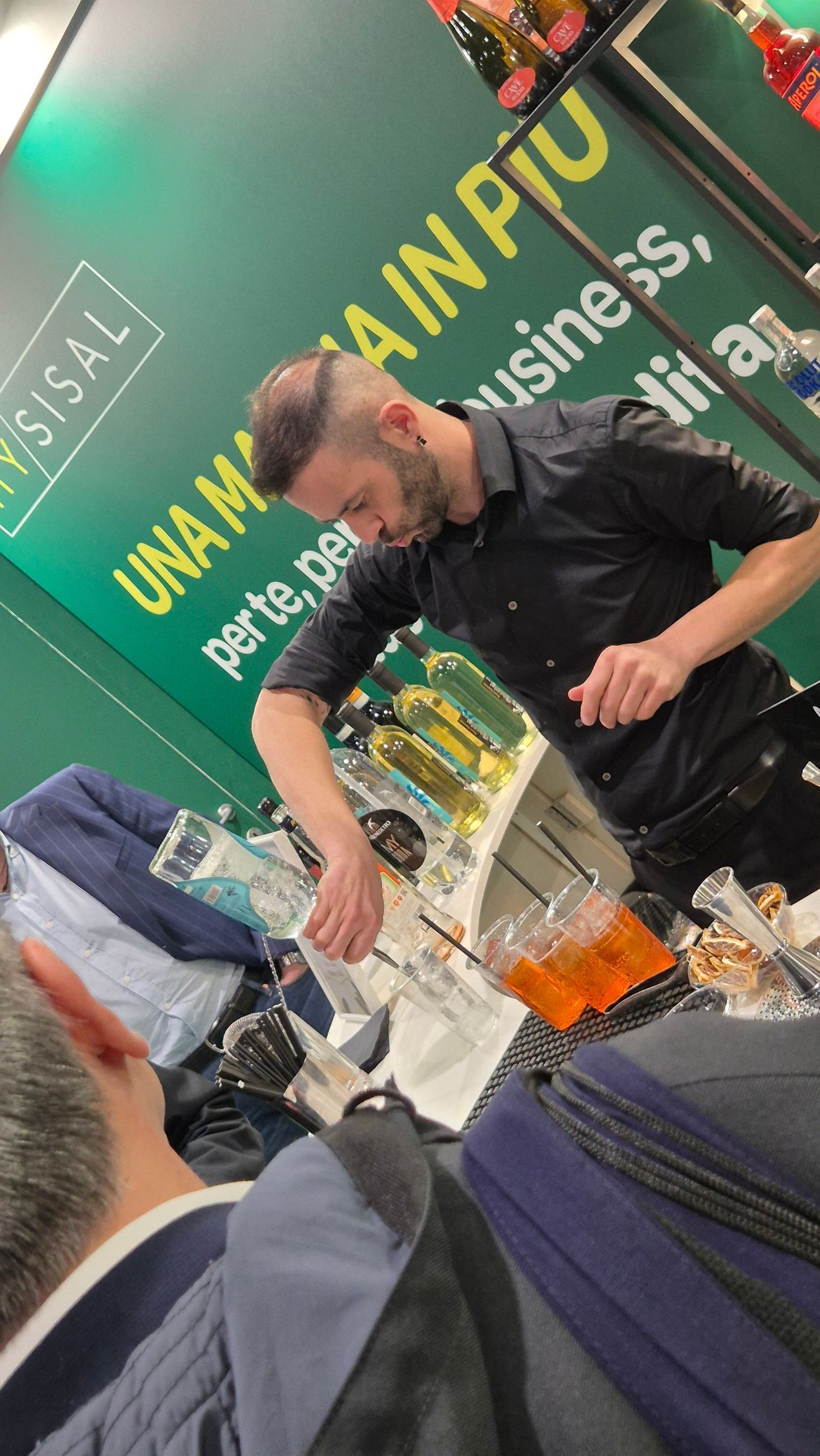 Fotografia del servizio Barman Express per il progetto fieristico T2000