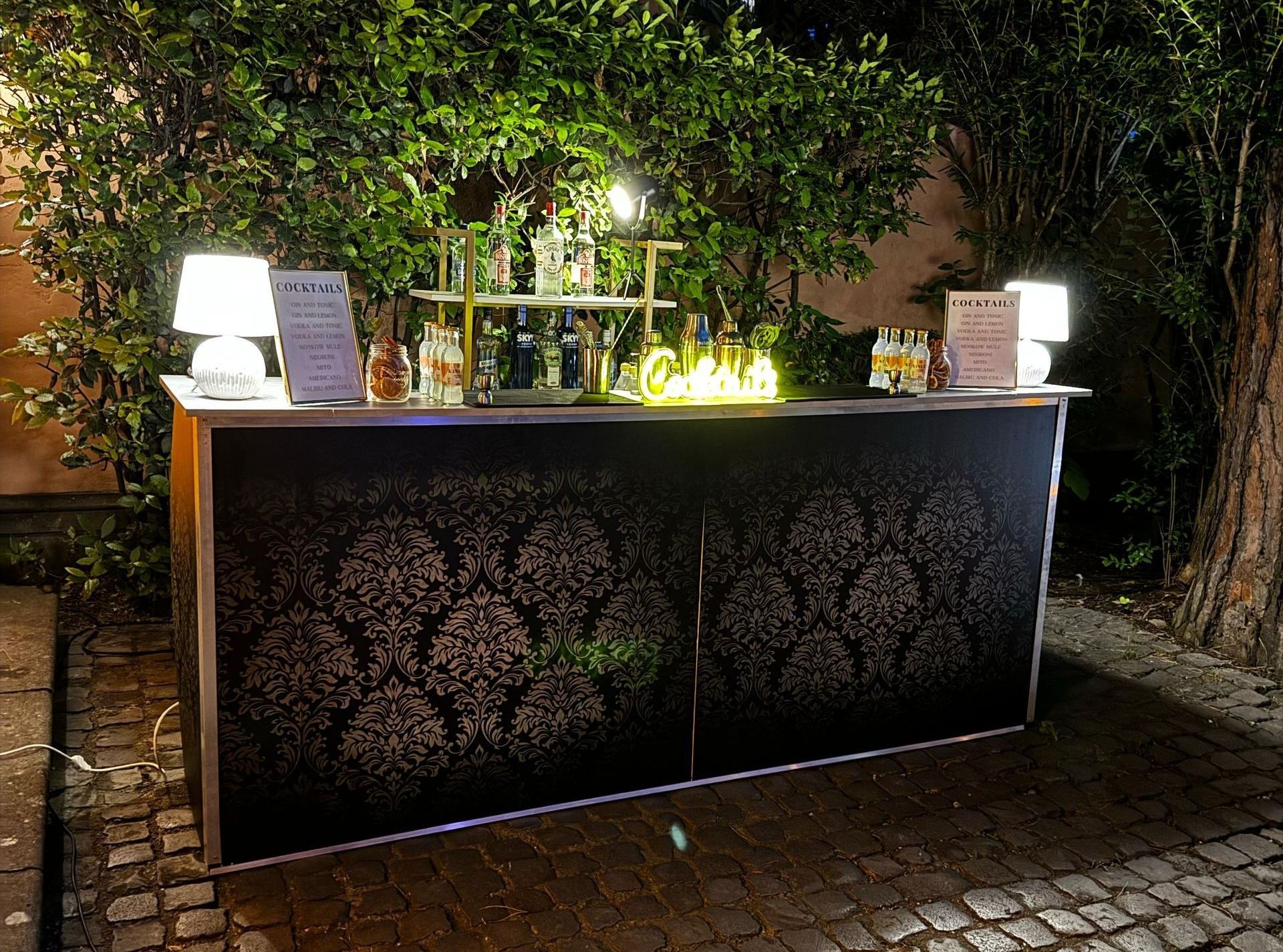 Bar catering bancone bar open bar a domicilio roma