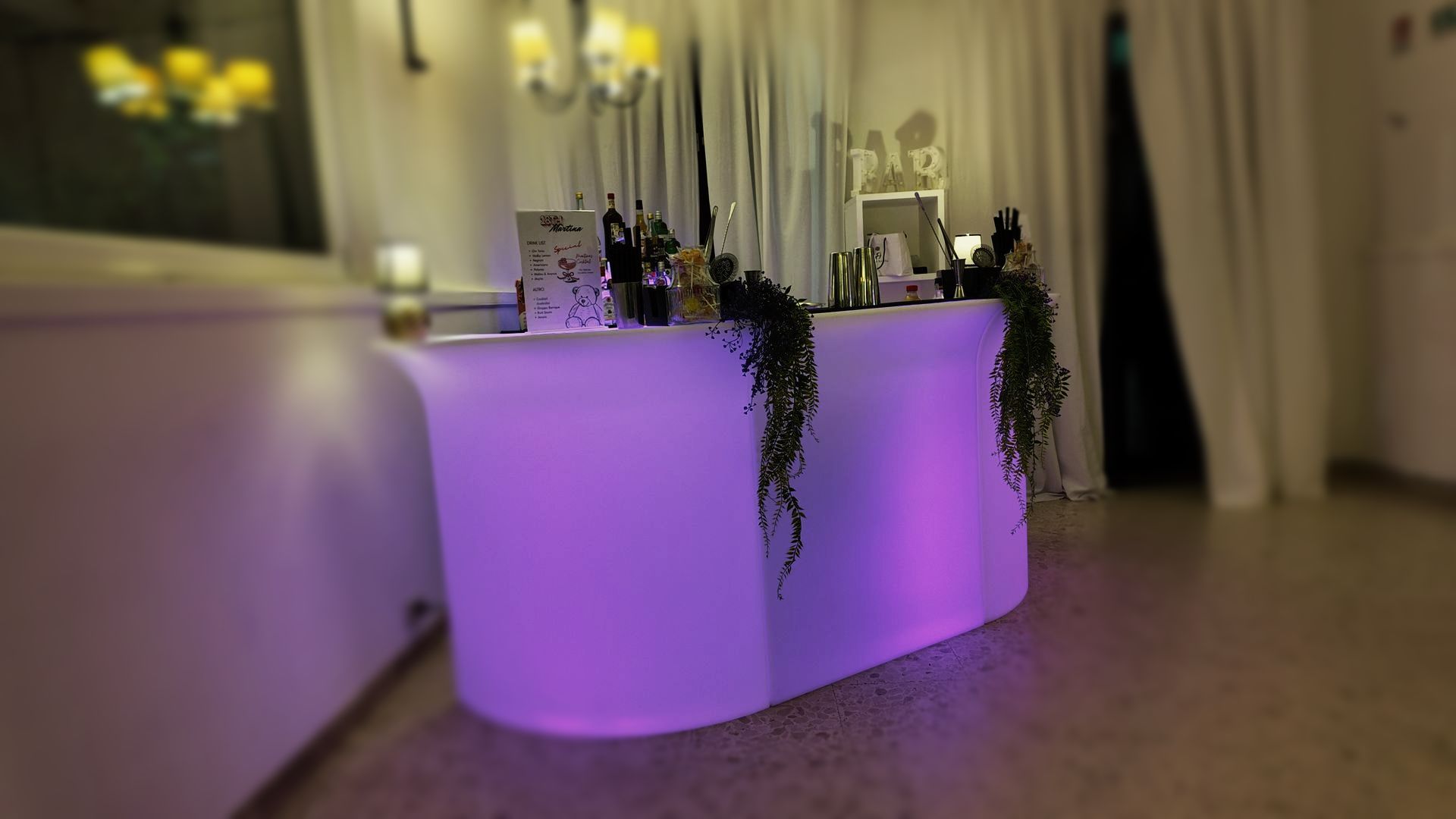 Noleggio Bancone Bar Roma
