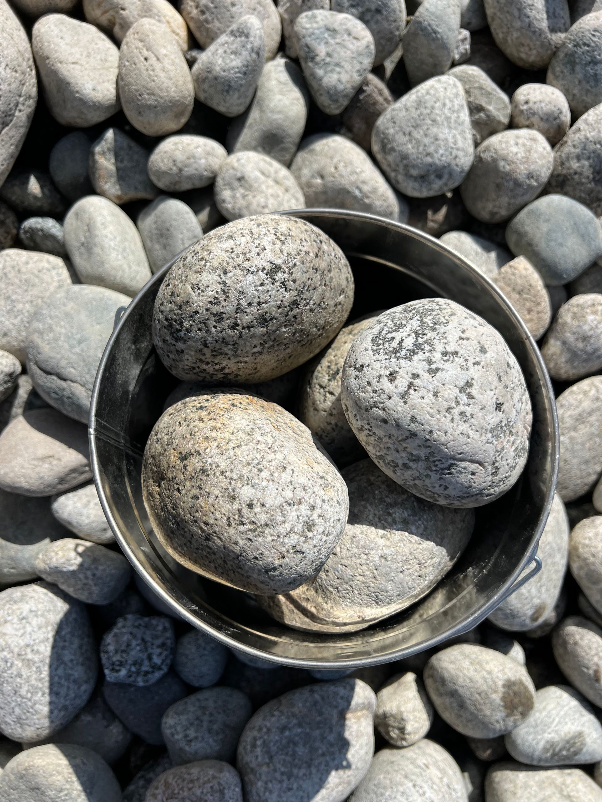Salt & Pepper Rock in a bag