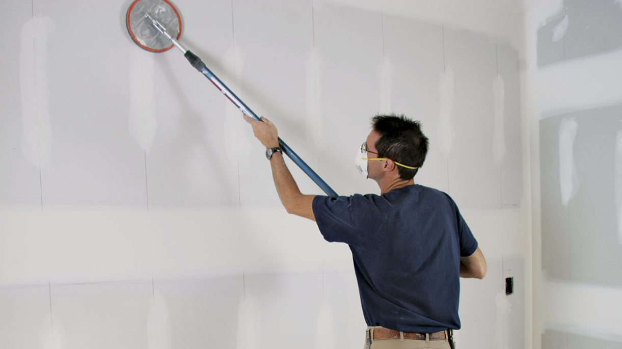 Drywall work for the kitchen remodel