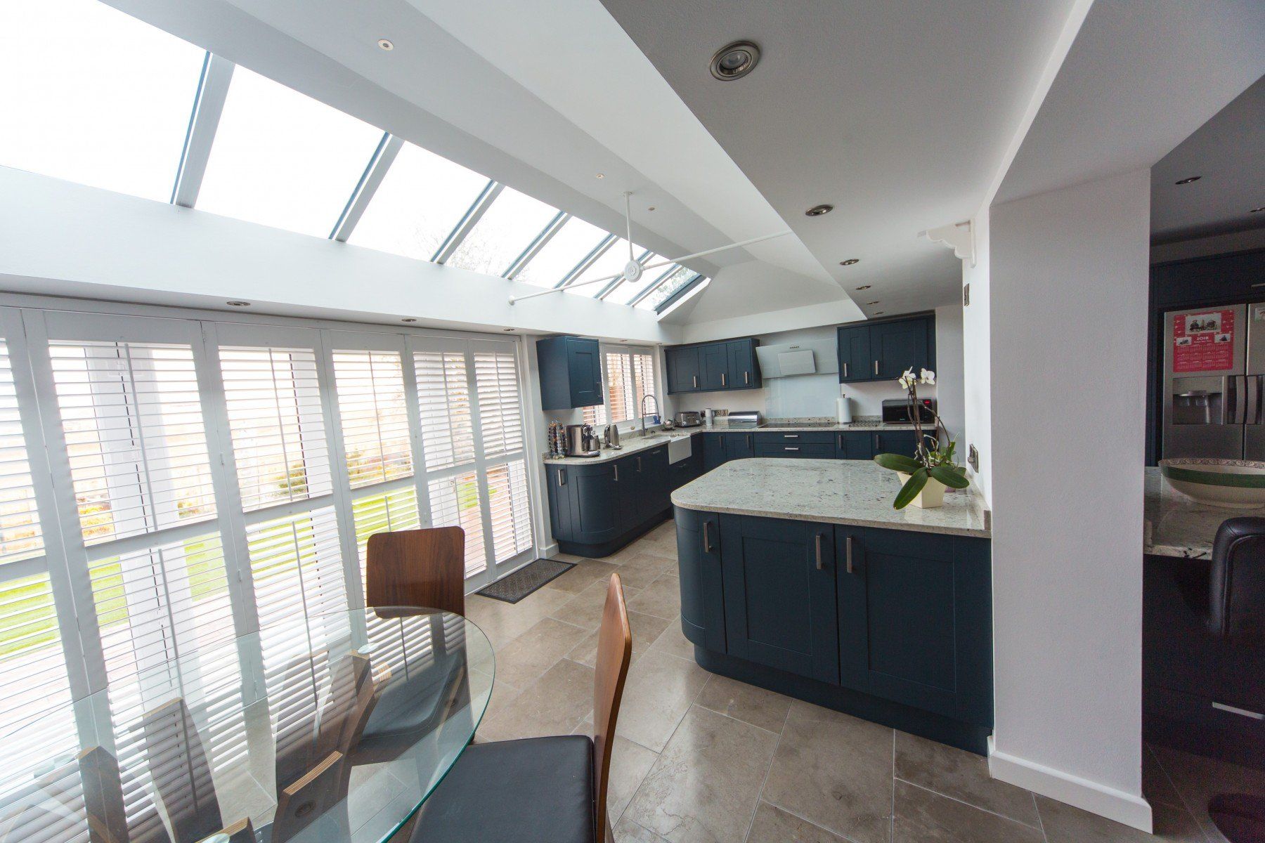 Kitchen extension with Edwardian Conservatory