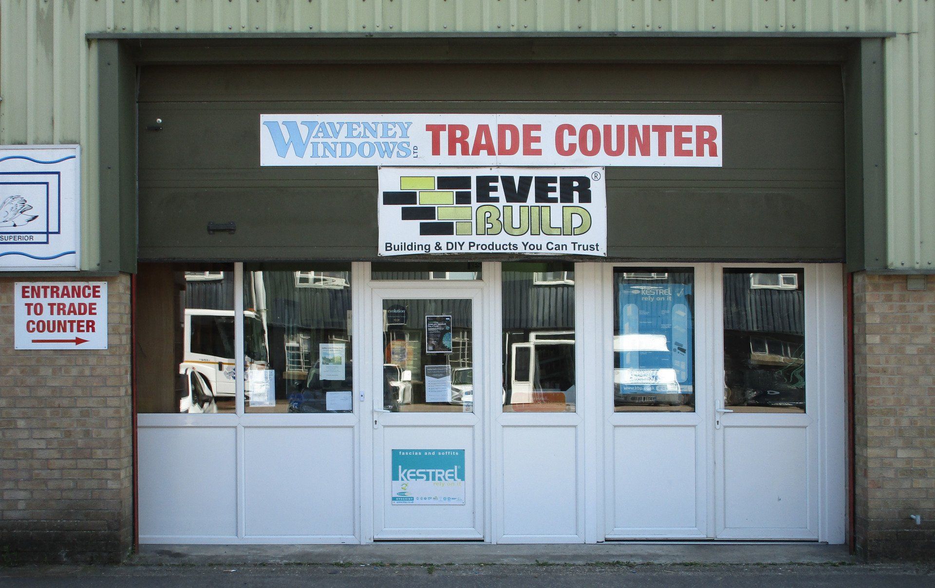 Waveney Windows trade counter