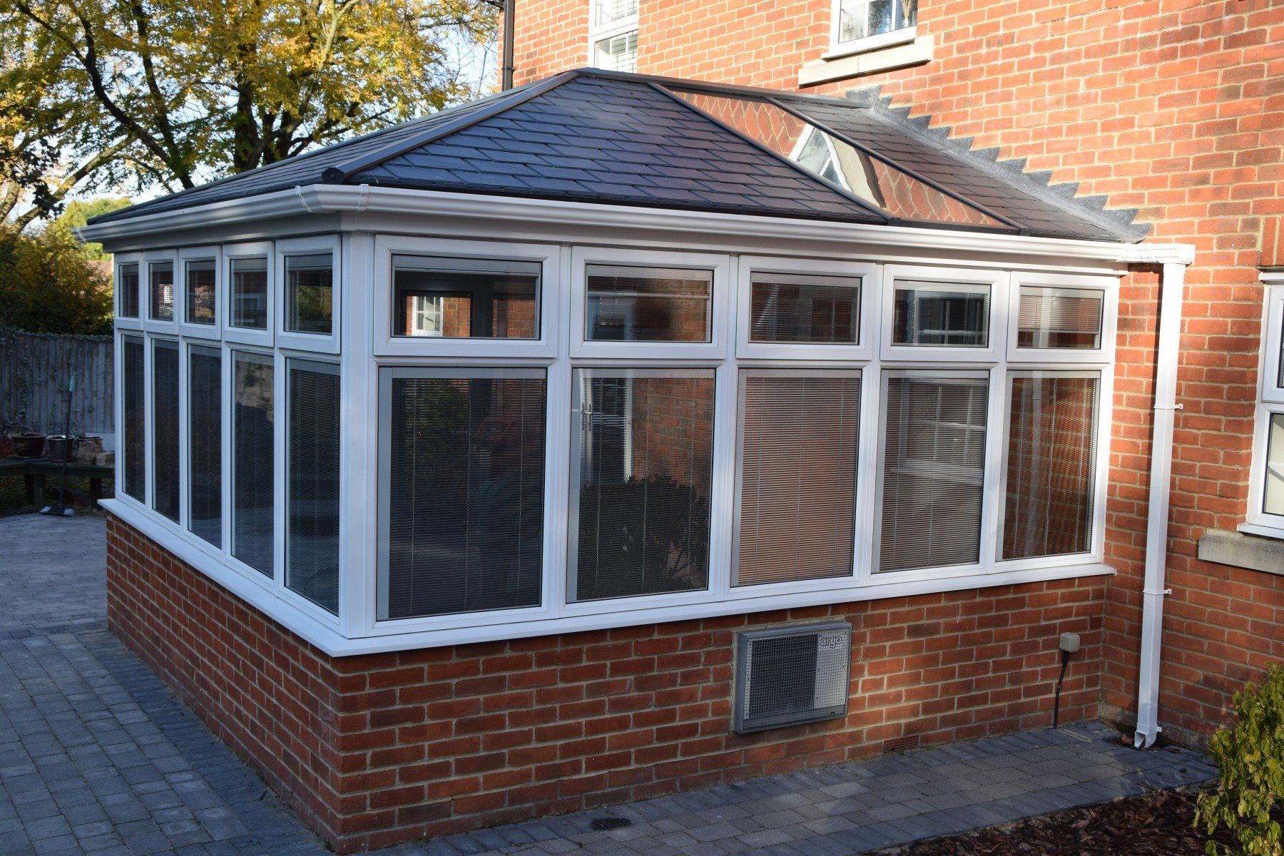 Solid Roof Conservatory with Solstice roof