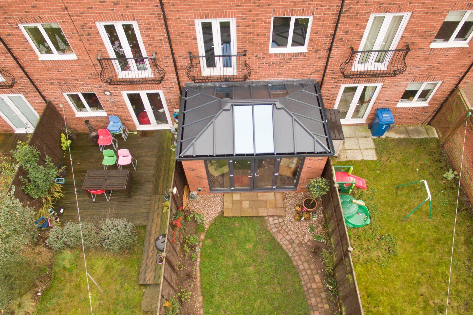 Edwardian Conservatory with solid roof