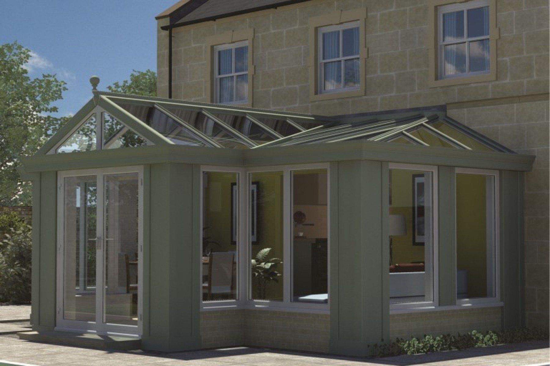 T-Shaped Conservatory