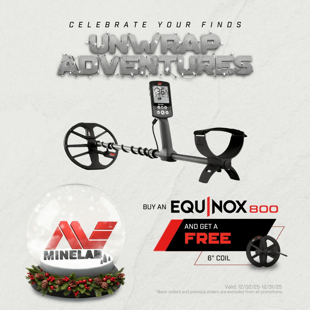 Minelab metal detector sale: Buy an Equinox 800 and get a free 6