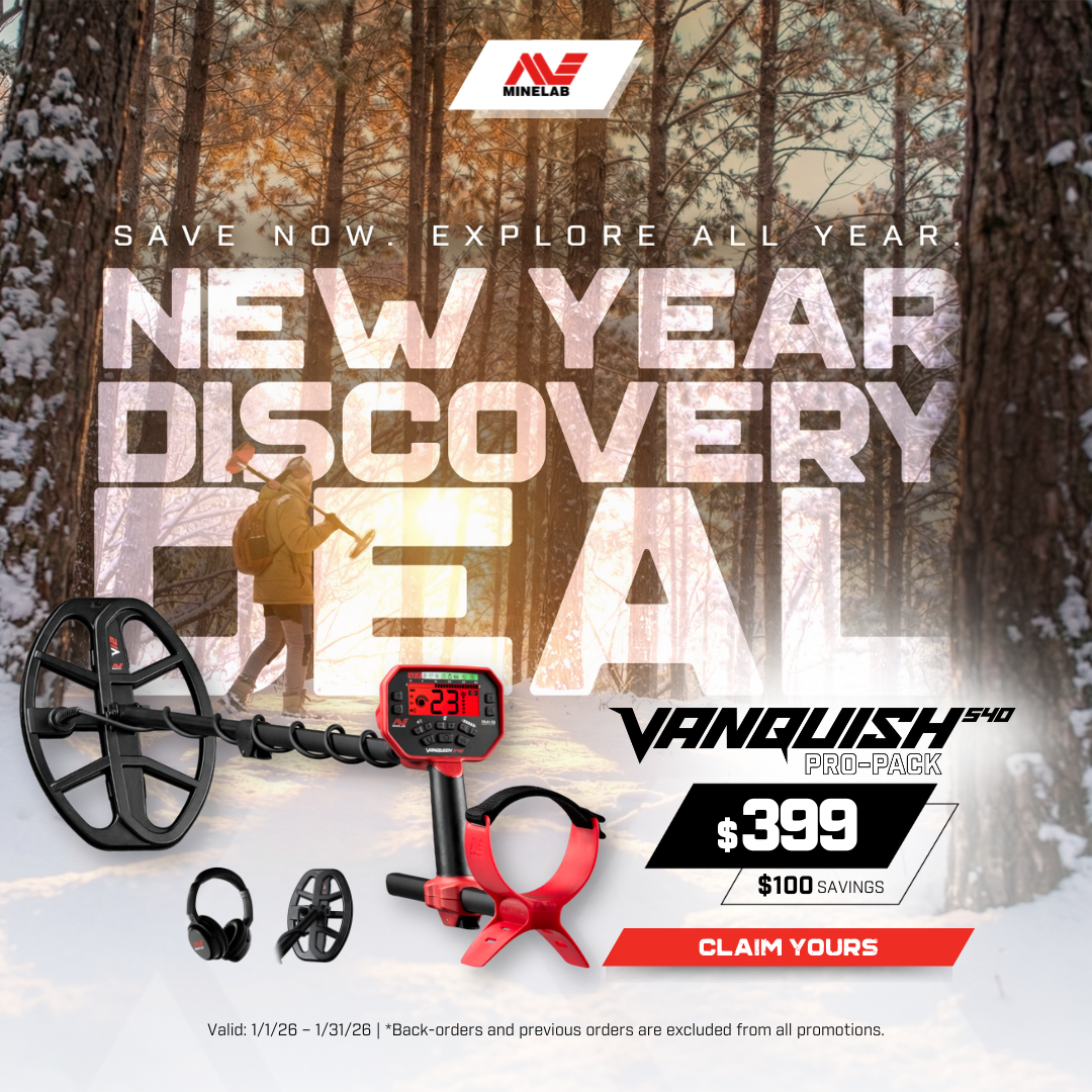 Advertisement for a metal detector, 