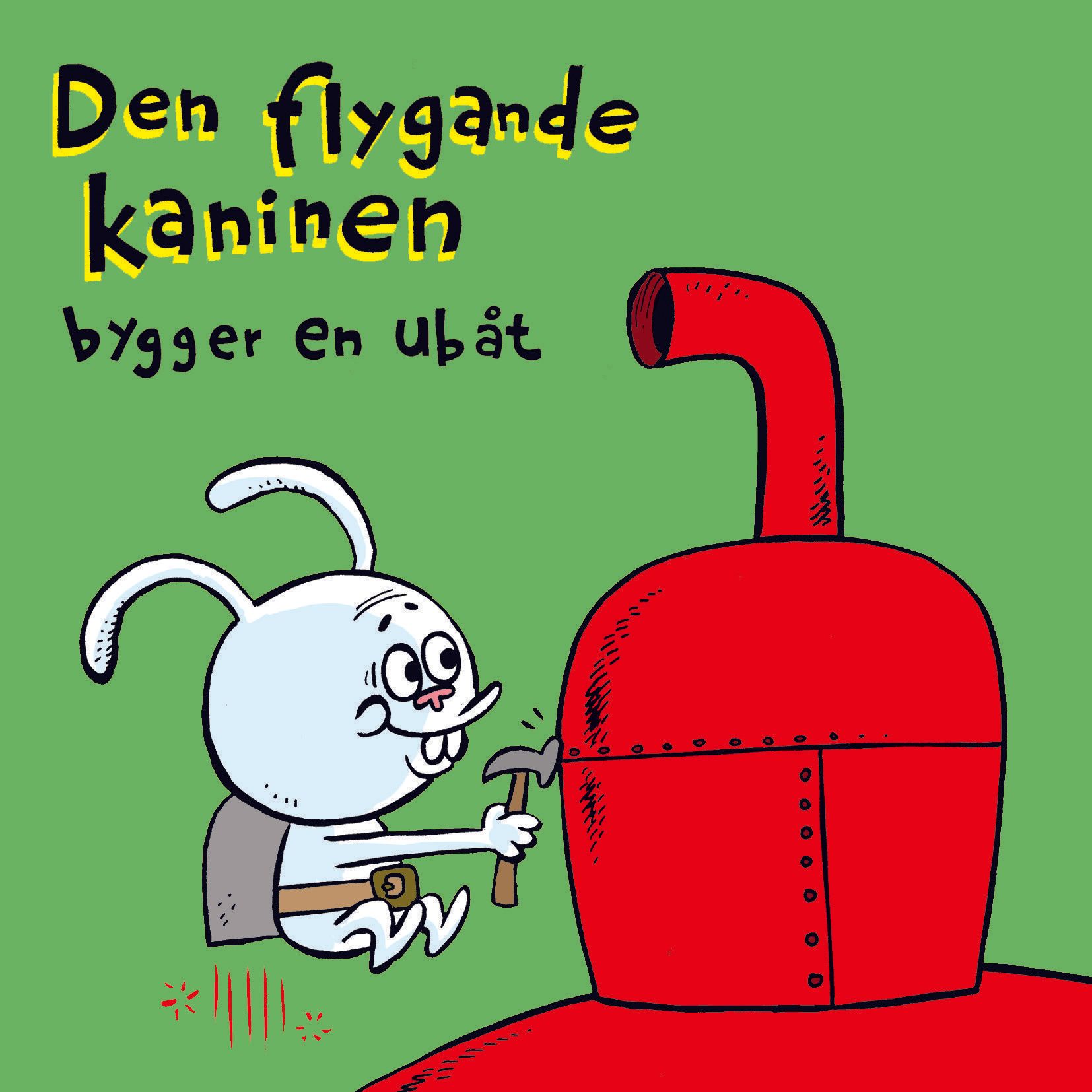 Boken Den flygande kaninen bygger en ubåt är skriven av Johan Wanloo på Stevali Bokförlag.