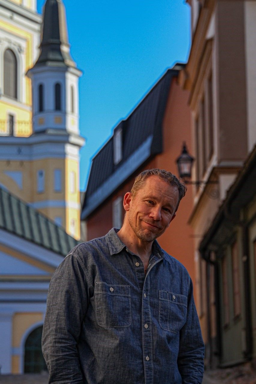 Författaren Christian Forsberg på Stevali Bokförlag.