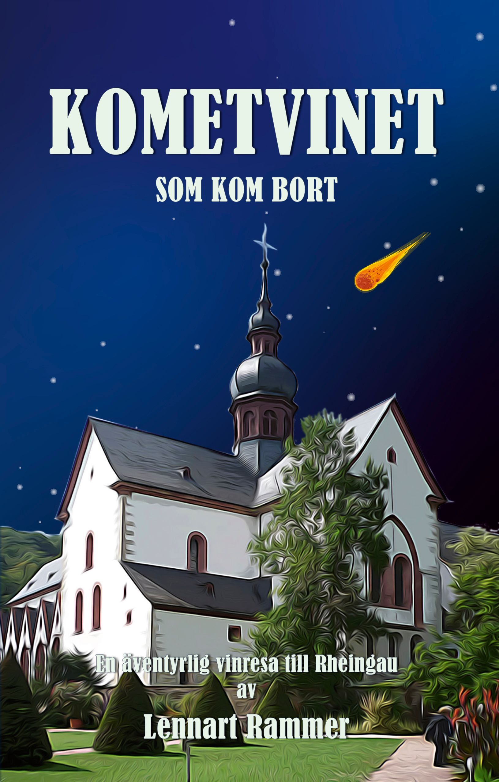 Boken Kometvinet som kom bort: En äventyrlig vinresa till Rheingau är skriven av Lennart Rammer på Stevali Bokförlag.