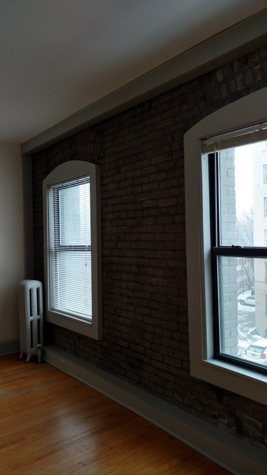 Property Interior with Windows