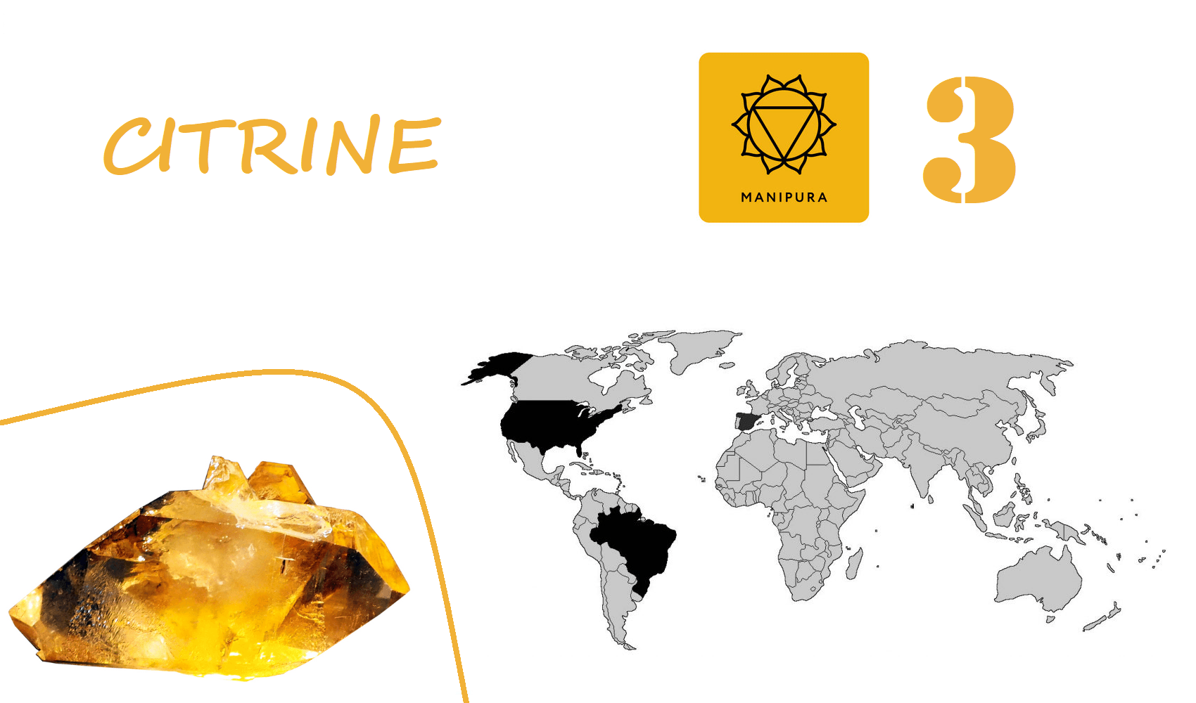 Citrine, Chakra 3 ~ Solar Plexus Chakra