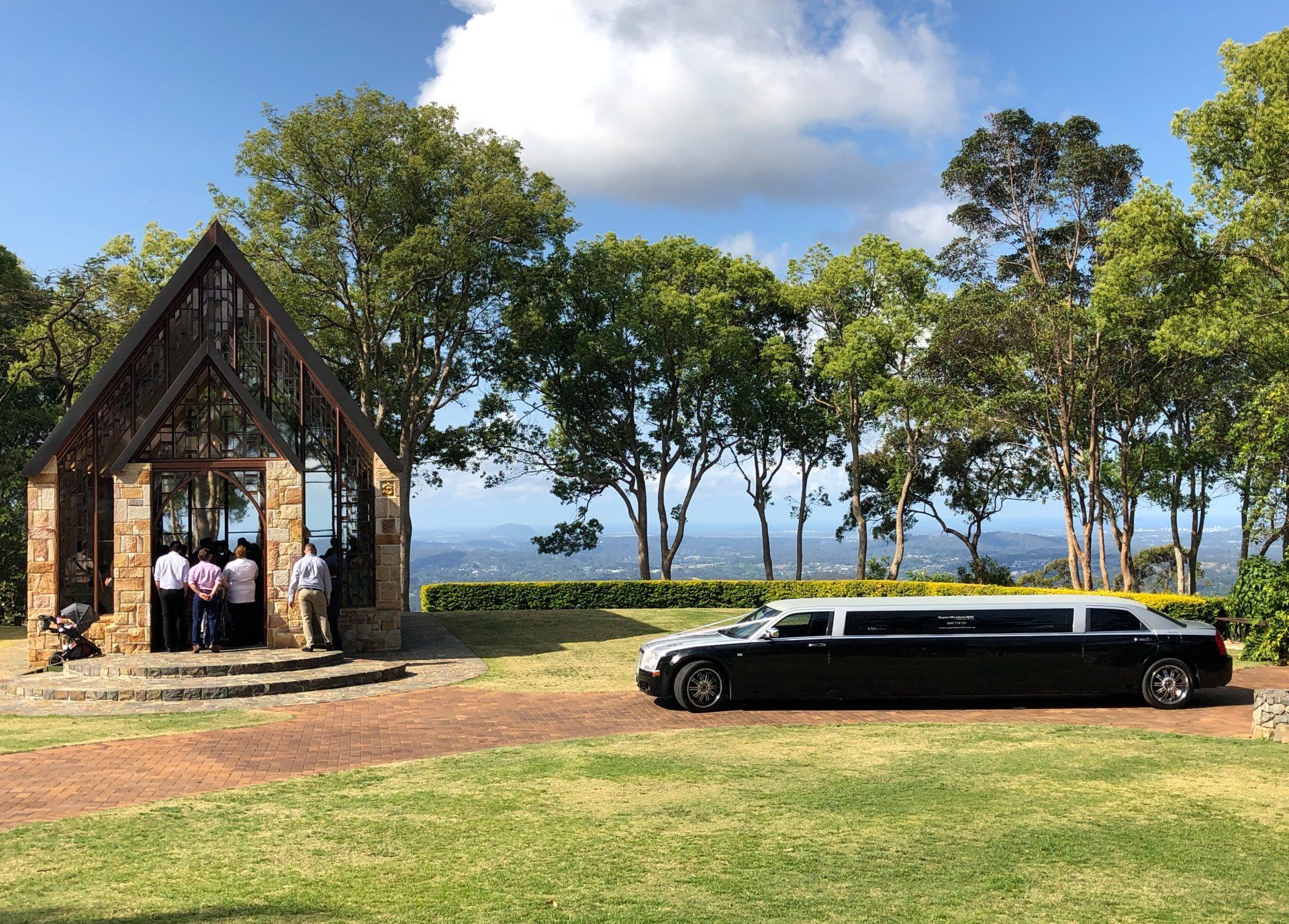 Black Wedding Limousine — Superstretch300 Limousines in Golden Beach, QLD