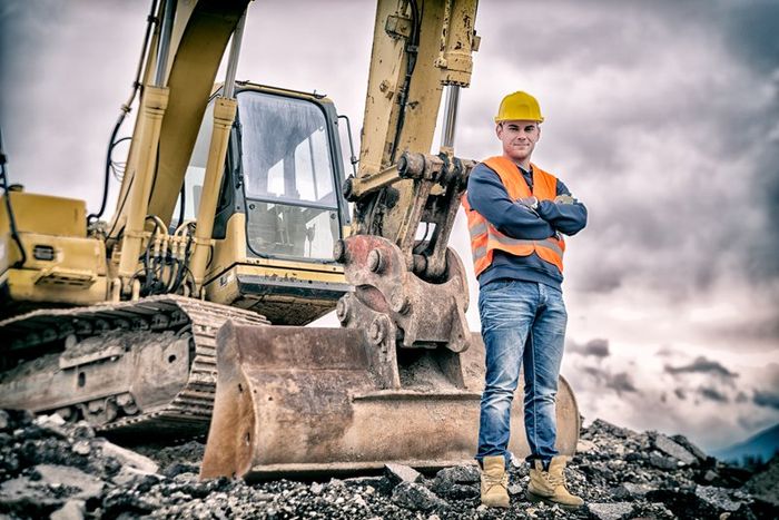 Earth Digger Driver at Construction Site — Port Augusta, SA — PA & CI Martin