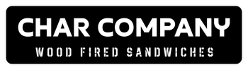 CharCo black logo wood fired sandwich company Okanagan