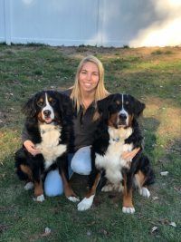 Wonder Dog Training - West Berlin, NJ - A photo of Instructor Danielle Paciocco with two dogs