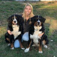 Wonder Dog Training - West Berlin, NJ - A photo of Instructor Danielle Paciocco with two dogs