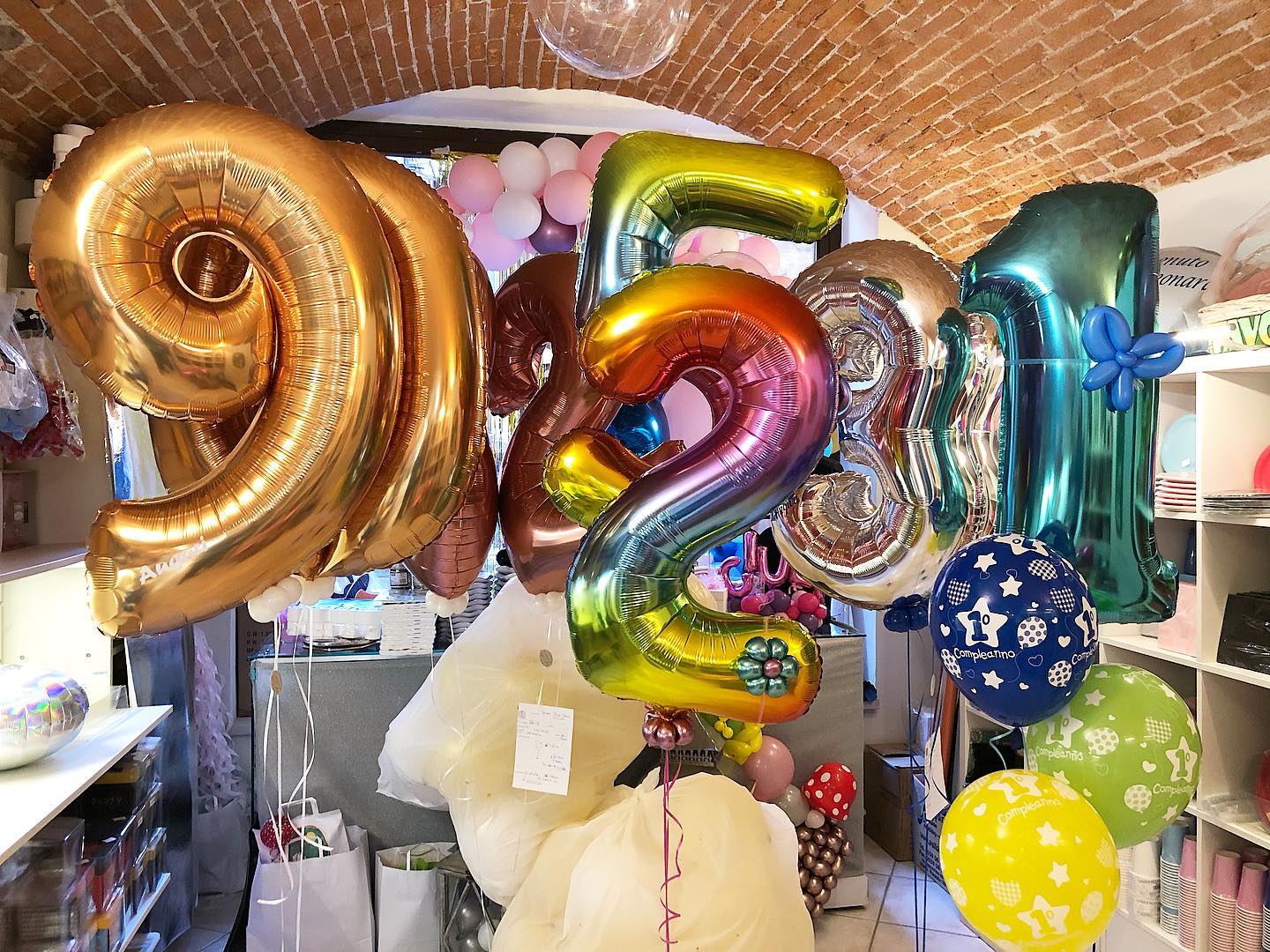 Palloncini con numero