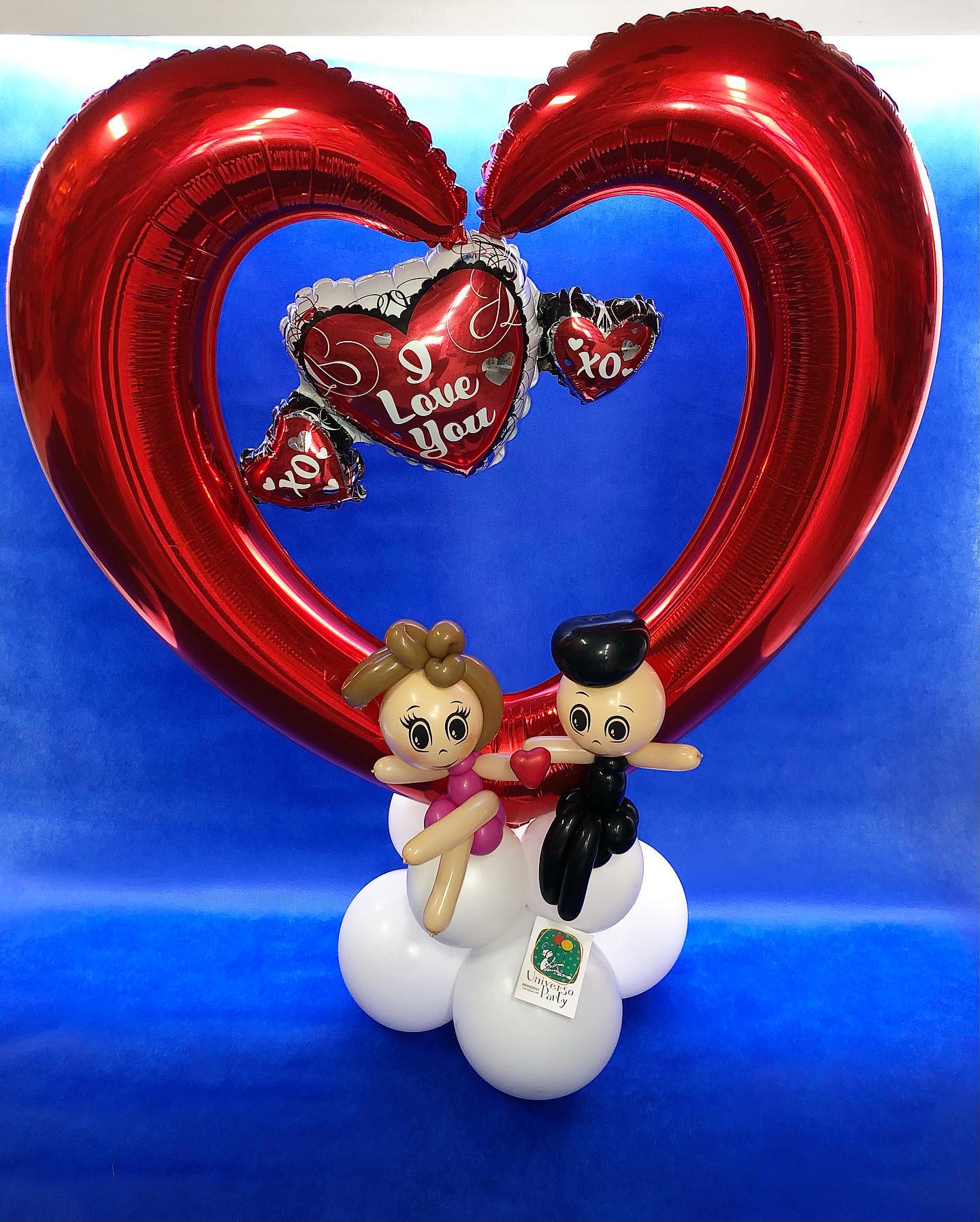 Palloncini coppia e cuore