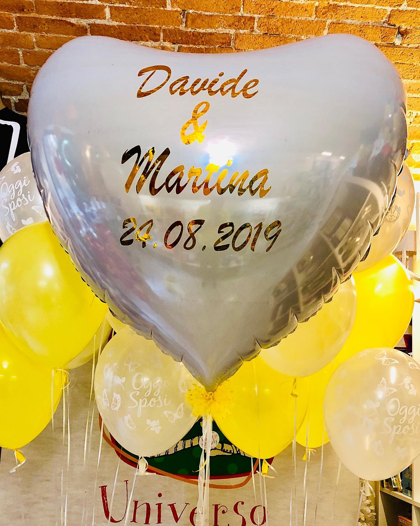 Palloncino matrimonio