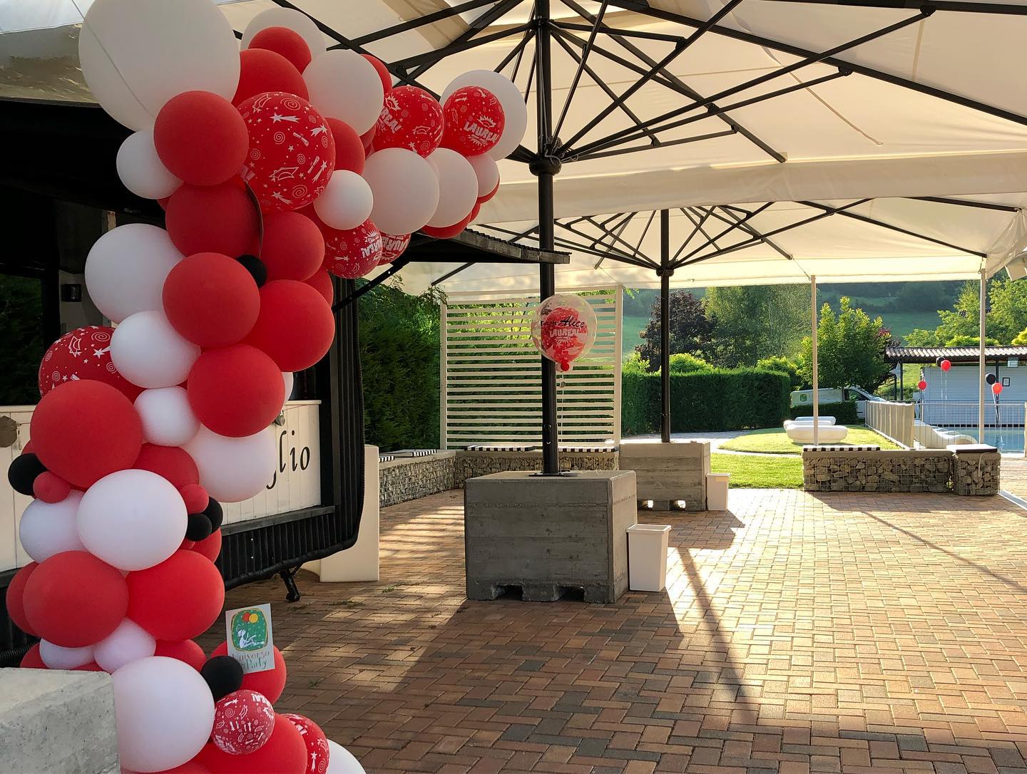 Allestimento party esterno