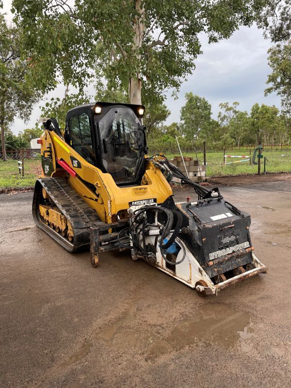 Bobcat Used For Asphalt Patching — Road Profiling Asphalt Patching in Jensen QLD