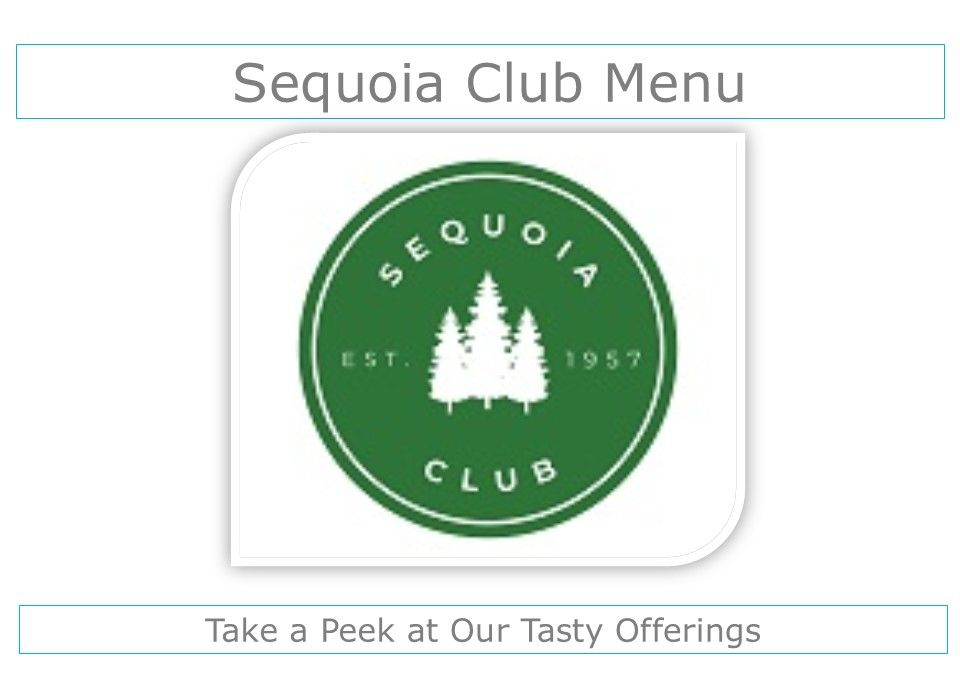 sequoia club menu