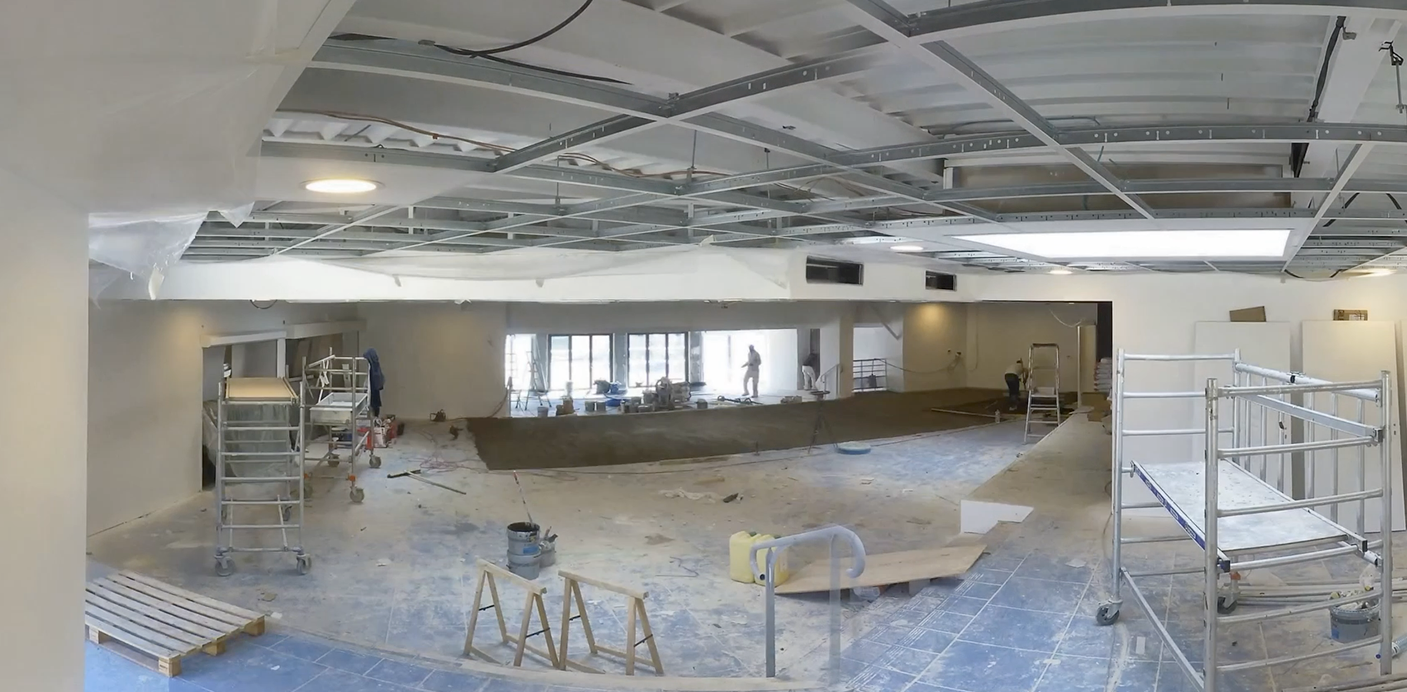 Réfection de l'accueil au Camping Lou Souleï