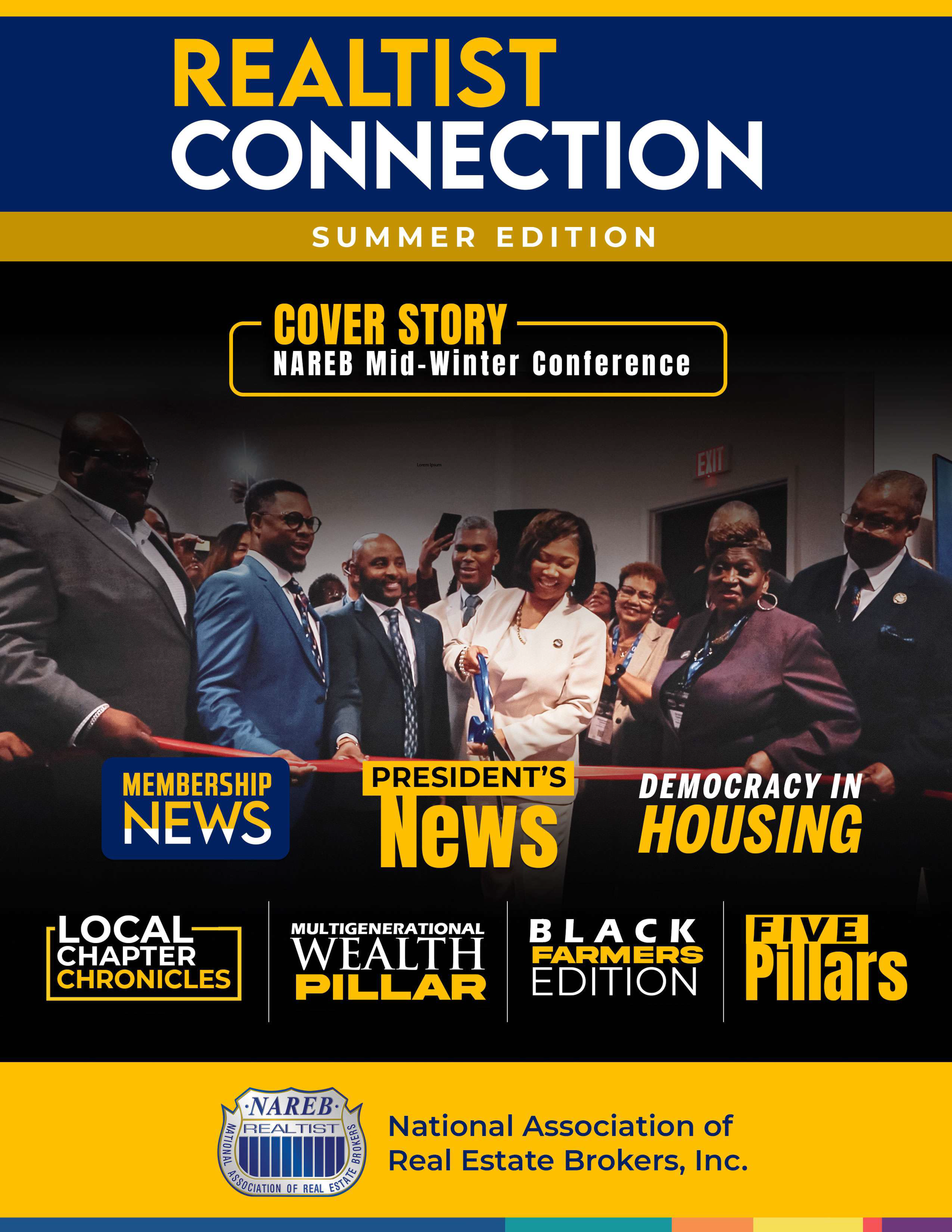 The cover of the realist connection summer edition
