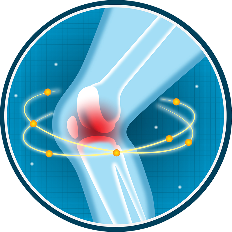 graphic showing peripheral neuropathic pain points in the feet and hands