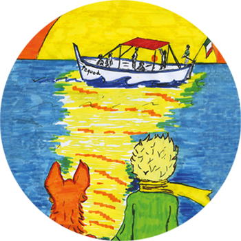 Logo circolare Rosa dei Venti 5 Terre Boat Tours Levanto