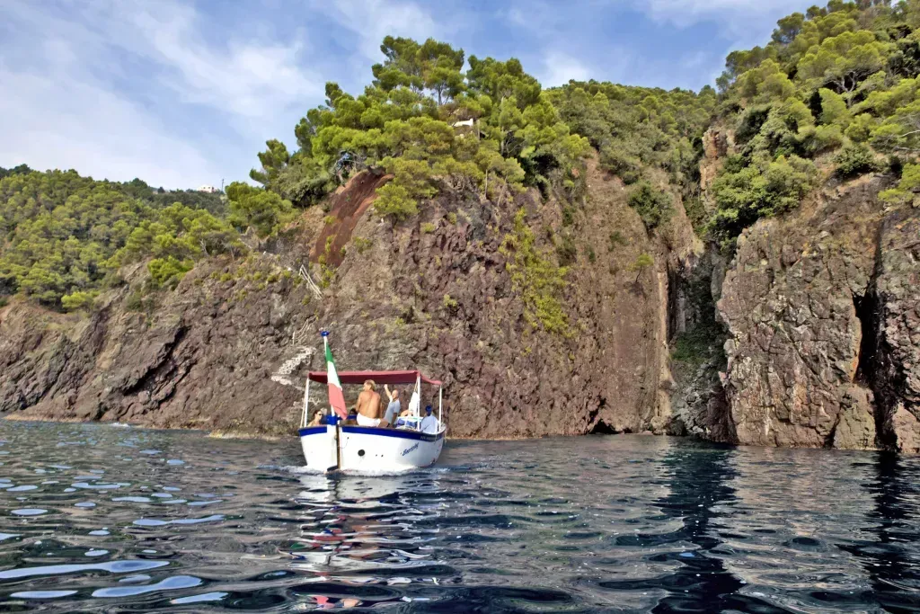 soste bagno Rosa dei Venti 5 terre boats Tours
