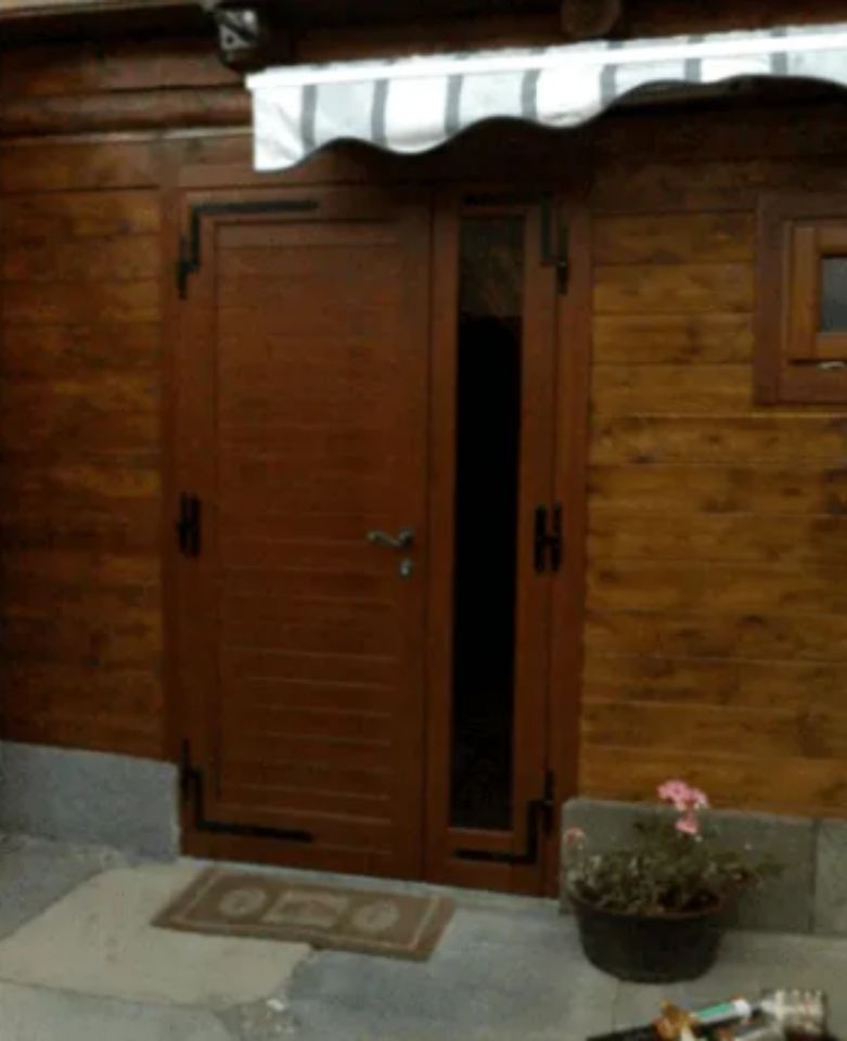 porta blindata in legno