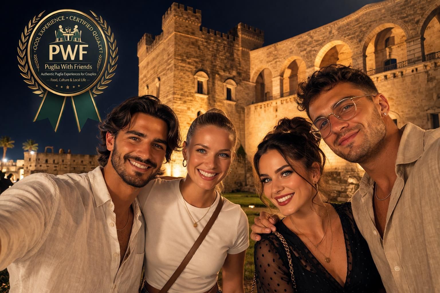 Couples local life experience in puglia shared with a couple of travelers
